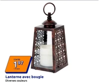 Lanterne avec bougie