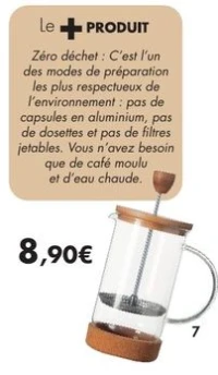 Cafetière à piston 60 cl