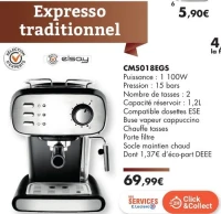 Expresso traditionnel CM5018EGS