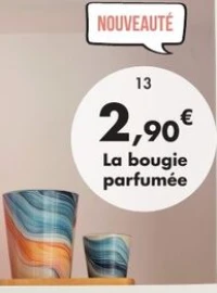 Bougie parfumée 1 mèche Senses «Blush» taille S