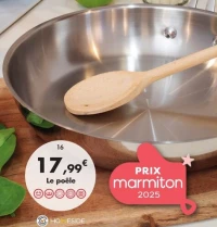Poêle 24 cm «Gourmet» en inox