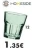 Promo Gobelet bas vert 30,5cl en verre