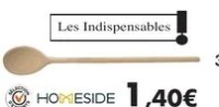 Cuillère 35 cm «Petit creux» en bois