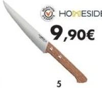 Couteau de cuisine «Tradition» en bois et inox