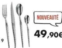 Ménagère 16 pièces «Laguiole Emotion» en inox forgé