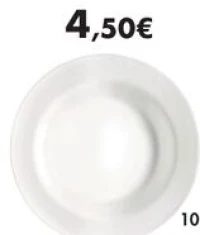 Assiette à pâtes 29,5 cm «Grangusto» en opale
