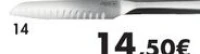 Couteau Santoku lame de 19 cm