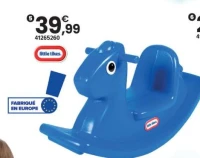 CHEVAL À BASCULE - BLEU