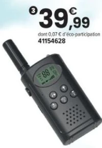 TALKIES WALKIES 3 KM RECHARGEABLES