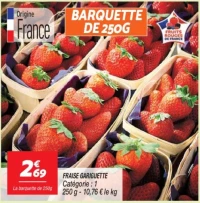 Fraise gariguette 