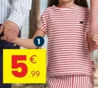 Tee-shirt avec petits nœuds