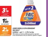 Liquide vaisselle ultra dégraissant 