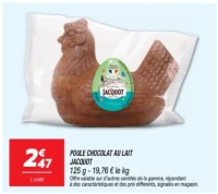 Poule chocolat au lait