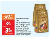 Œufs lindor assorti