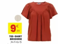 TEE-SHIRT BRODERIE