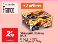 Crème dessert île gourmande 