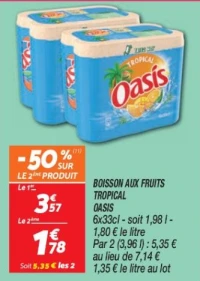 Boisson aux fruits tropical