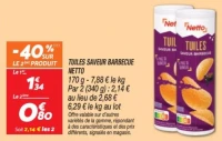 Tuiles  saveur barbecue