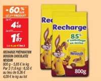 Recharge préparation boisson chocolatée