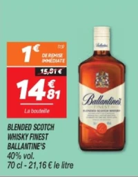 Blended scotch whisky finest