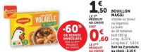 Bouillon Maggi (Volaille, boeuf, légumes)