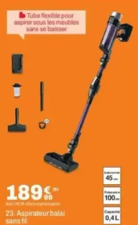 23. Aspirateur balai sans fil