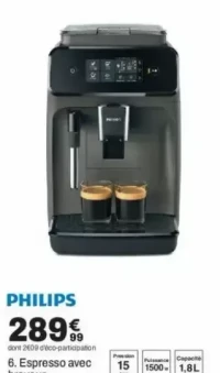 6. Espresso avec broyeur Philips