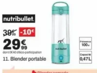 11. Blender portable Nutribullet