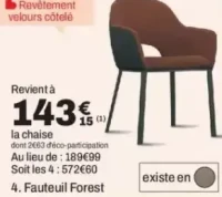 Fauteuil Forest
