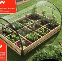 SERRE DE POTAGER 12 COMPARTIMENTS AROMA