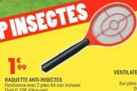 RAQUETTE ANTI-INSECTES