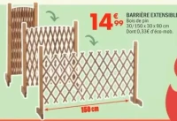 BARRIÈRE EXTENSIBLE