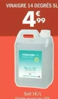 VINAIGRE 14 DEGRÉS 5L