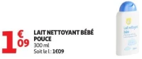 LAIT NETTOYANT BÉBÉ POUCE