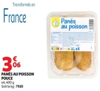 PANÉS AU POISSON POUCE