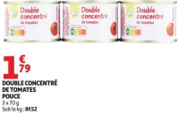 DOUBLE CONCENTRÉ DE TOMATES POUCE