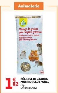 MÉLANGE DE GRAINES POUR RONGEUR POUCE