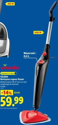 VILEDA Nettoyeur vapeur Steam