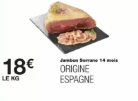 Jambon Serrano 14 mois