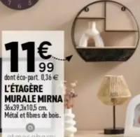 L'étagère MURALE MIRNA