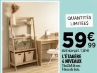 L'ÉTAGÈRE 4 NIVEAUX