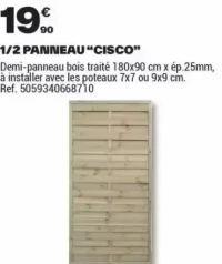 1/2 PANNEAU "CISCO"