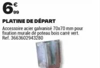 PLATINE DE DÉPART
