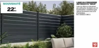 LAME ALU PERSIENNE ANTHRACITE "NEVA"