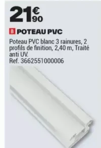 POTEAU PVC
