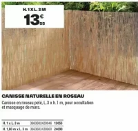 CANISSE NATURELLE EN ROSEAU