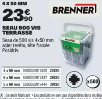 SEAU 500 VIS TERRASSE