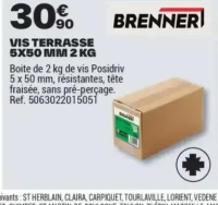 VIS TERRASSE 5X50 MM 2 KG