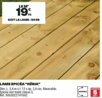LAME EPICÉA "HÉRIA"