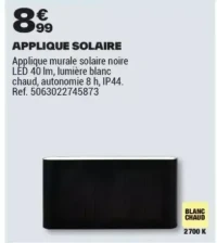 APPLIQUE SOLAIRE